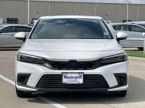 Platinum White Pearl 2024 Honda Civic EX-L