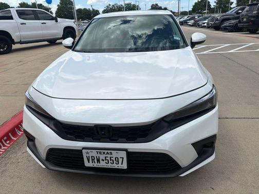 Platinum White Pearl 2024 Honda Civic EX-L