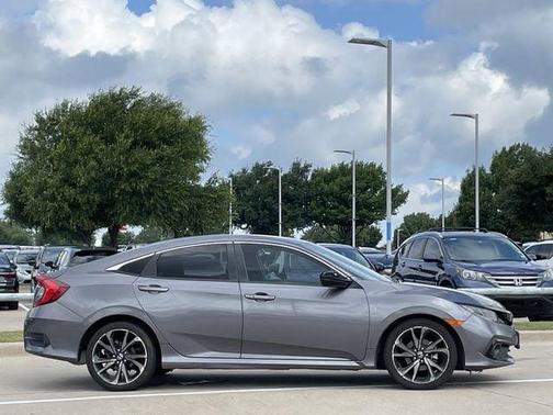 Lunar Silver 2021 Honda Civic Sport