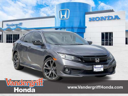 Lunar Silver 2021 Honda Civic Sport
