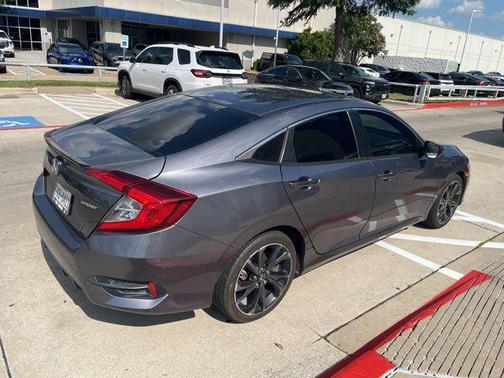 Lunar Silver 2021 Honda Civic Sport