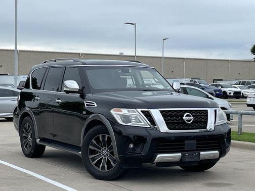 Super Black 2017 Nissan Armada Platinum