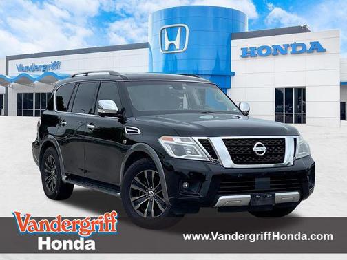 Super Black 2017 Nissan Armada Platinum