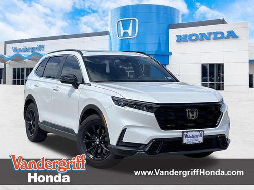 Platinum White Pearl 2025 Honda CR-V Hybrid Sport FWD