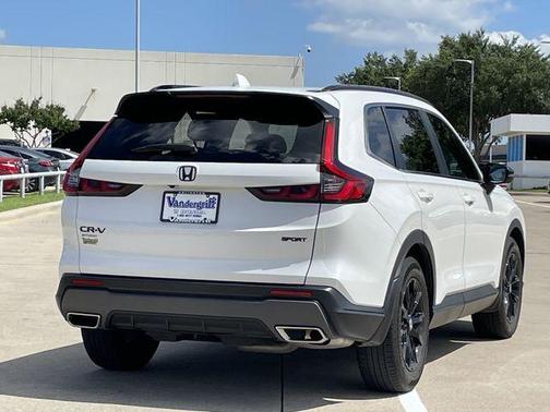 Platinum White Pearl 2025 Honda CR-V Hybrid Sport FWD