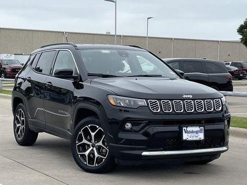 Diamond Black Crystal Pearlcoat 2025 Jeep Compass Limited