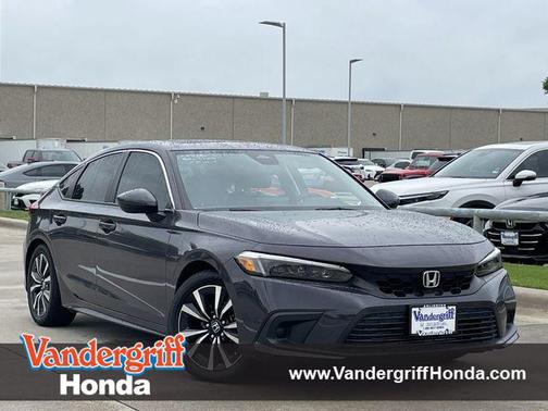 Purple 2024 Honda Civic EX-L