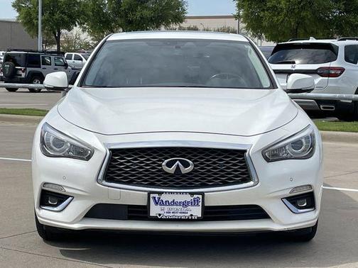 Majestic White 2021 INFINITI Q50 3.0t LUXE