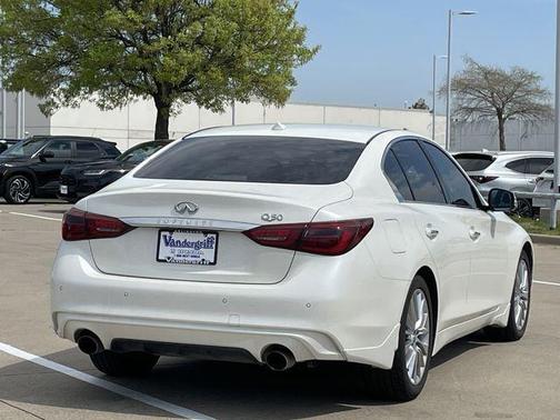 Majestic White 2021 INFINITI Q50 3.0t LUXE