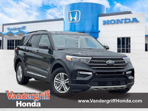 Agate Black Metallic 2022 Ford Explorer XLT