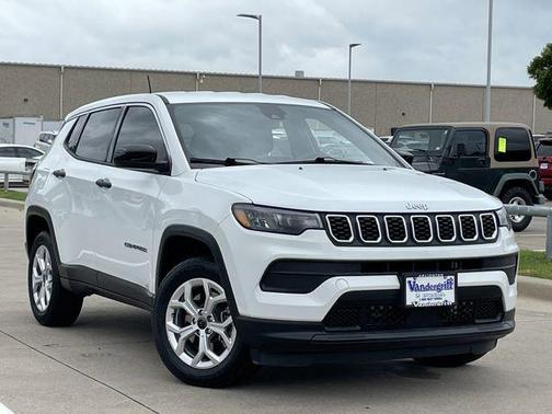 Bright White Clearcoat 2025 Jeep Compass Sport