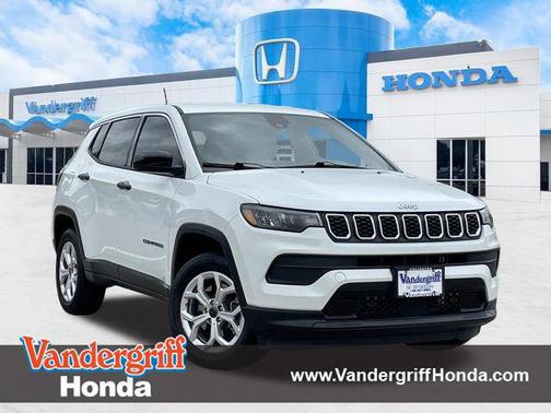 Bright White Clearcoat 2025 Jeep Compass Sport