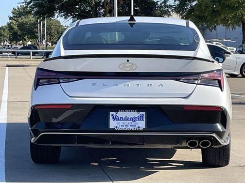 Atlas White 2025 Hyundai ELANTRA N Line