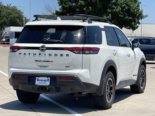 Glacier White 2025 Nissan Pathfinder Rock Creek 4WD