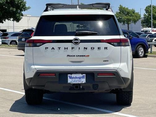 Glacier White 2025 Nissan Pathfinder Rock Creek 4WD