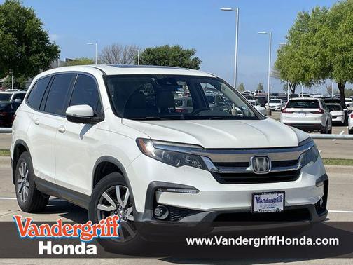 White Diamond Pearl 2019 Honda Pilot EX-L