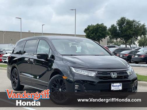 Crystal Black Pearl 2025 Honda Odyssey Sport-L