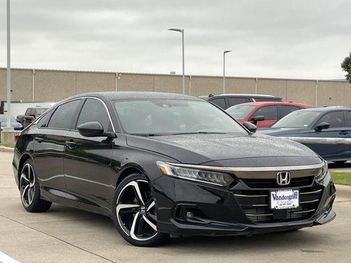 Crystal Black Pearl 2021 Honda Accord Sport 1.5T