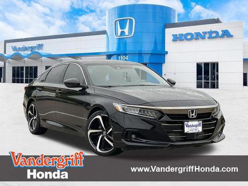 Crystal Black Pearl 2021 Honda Accord Sport 1.5T