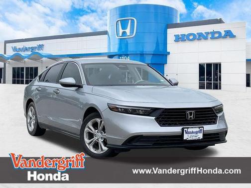 Solar Silver 2025 Honda Accord LX 1.5T