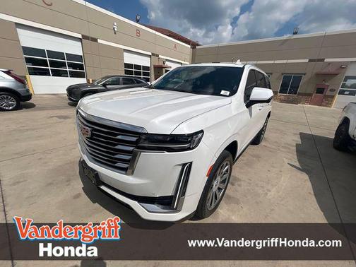 Crystal White Tricoat 2021 Cadillac Escalade Premium Luxury Platinum