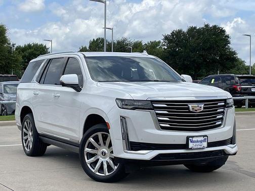 Crystal White Tricoat 2021 Cadillac Escalade Premium Luxury Platinum