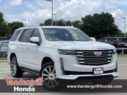 Crystal White Tricoat 2021 Cadillac Escalade Premium Luxury Platinum