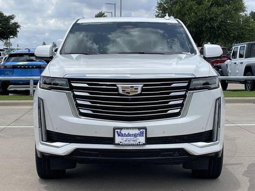 Crystal White Tricoat 2021 Cadillac Escalade Premium Luxury Platinum
