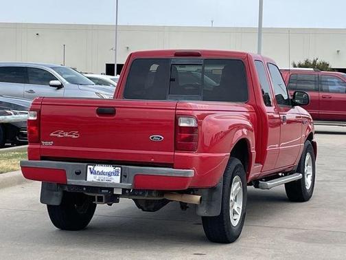 Bright Red 2004 Ford Ranger Edge SuperCab