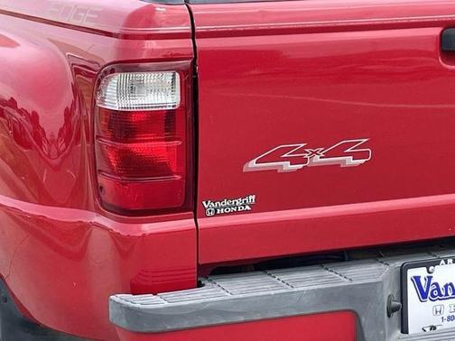 Bright Red 2004 Ford Ranger Edge SuperCab