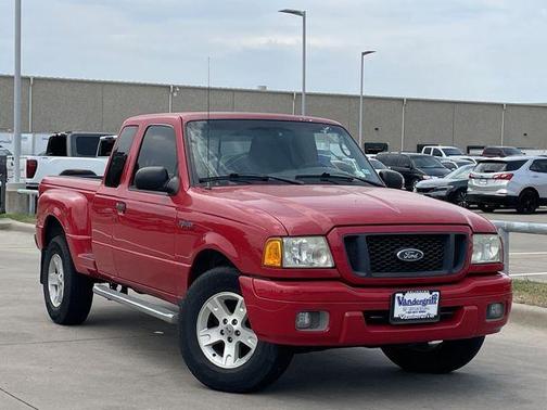 Bright Red 2004 Ford Ranger Edge SuperCab