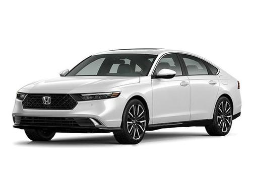 Platinum White Pearl 2025 Honda Accord Hybrid Touring
