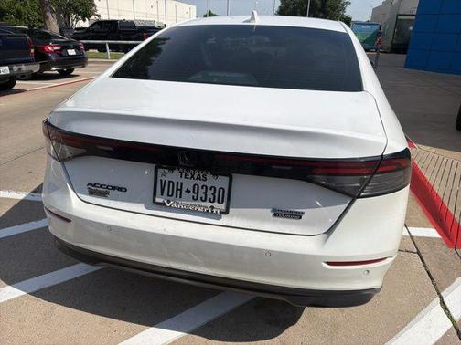 Platinum White Pearl 2025 Honda Accord Hybrid Touring