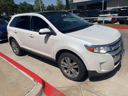 White Platinum Tri-Coat Metallic 2013 Ford Edge Limited