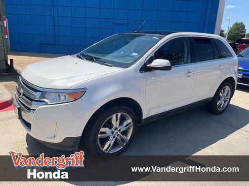 White Platinum Tri-Coat Metallic 2013 Ford Edge Limited