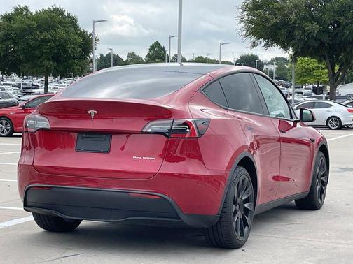 Red Multi-Coat 2021 Tesla Model Y Long Range Dual Motor All-Wheel Drive