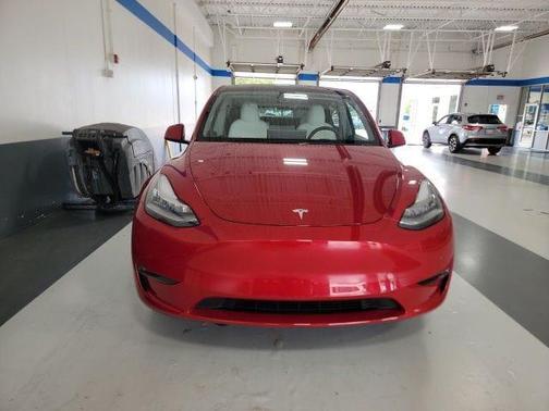 Red Multi-Coat 2021 Tesla Model Y Long Range Dual Motor All-Wheel Drive