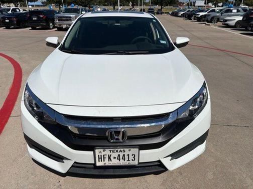 White 2016 Honda Civic EX