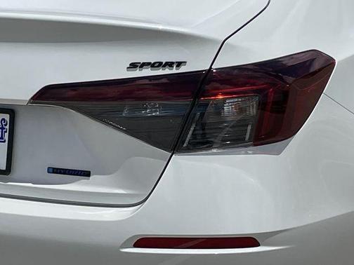 Platinum White Pearl 2026 Honda Civic Hybrid Sport Touring