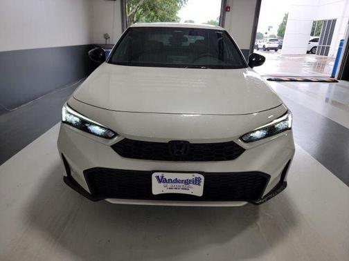 Platinum White Pearl 2026 Honda Civic Hybrid Sport Touring