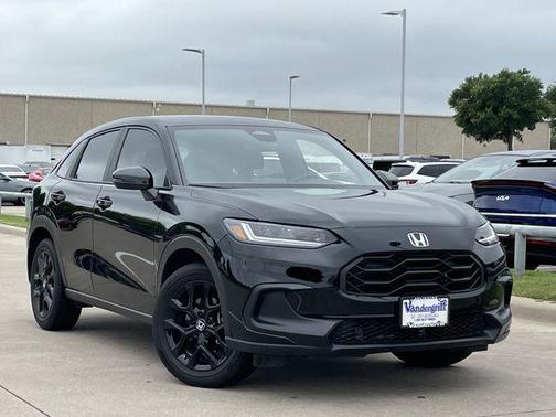 Crystal Black Pearl 2025 Honda HR-V 2WD Sport