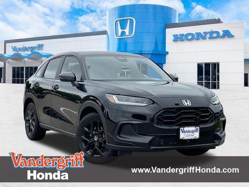 Crystal Black Pearl 2025 Honda HR-V 2WD Sport