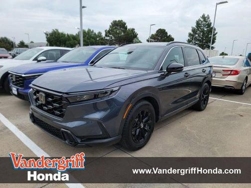 Meteorite Gray Metallic 2025 Honda CR-V Hybrid Sport FWD