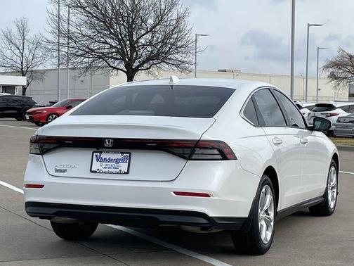 Platinum White Pearl 2025 Honda Accord LX 1.5T