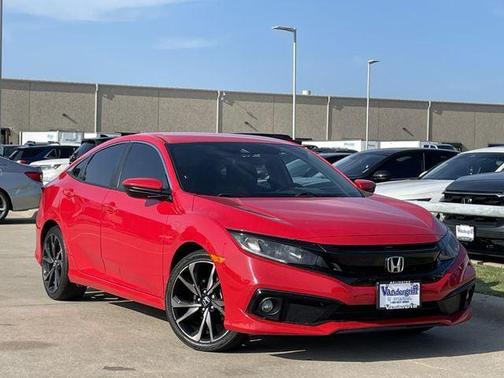 Rallye Red 2021 Honda Civic Sport