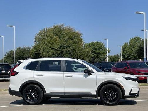 Platinum White Pearl 2025 Honda CR-V Hybrid Sport FWD