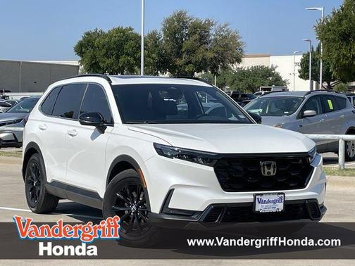 Platinum White Pearl 2025 Honda CR-V Hybrid Sport FWD