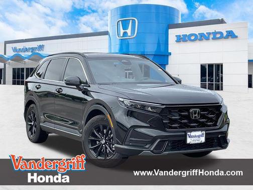 Crystal Black Pearl 2025 Honda CR-V Hybrid Sport FWD