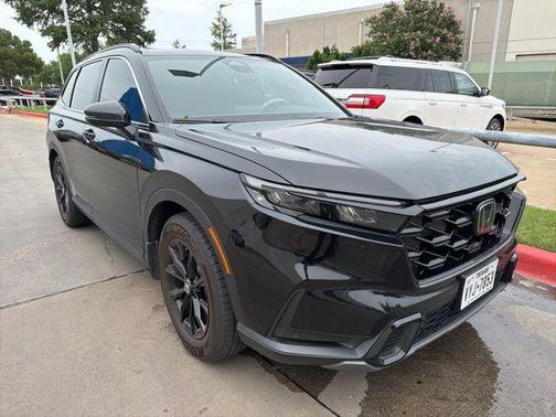 Crystal Black Pearl 2025 Honda CR-V Hybrid Sport FWD