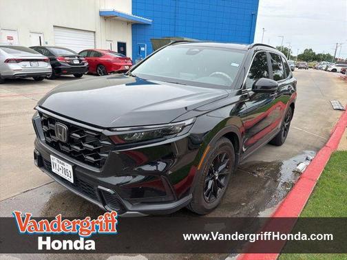 Crystal Black Pearl 2025 Honda CR-V Hybrid Sport FWD